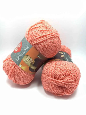Lana LISA LUREX - RED HEART - Colore: 00016-CORALLO - by LacariaRicami.Store