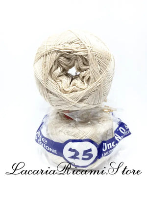 COTONE "AMBRA" 25 – Cucirini Tre Stelle - Colore: 027 - TORTORA (40 grammi) - by LacariaRicami.Store