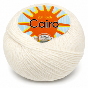 Cotone Cairo - Miss Tricot Filati - Colore: 02 - PANNA - by LacariaRicami.Store