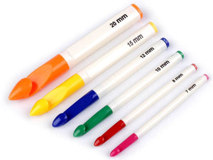 SET 6 Uncinetti in Plastica - - LacariaRicami.Store