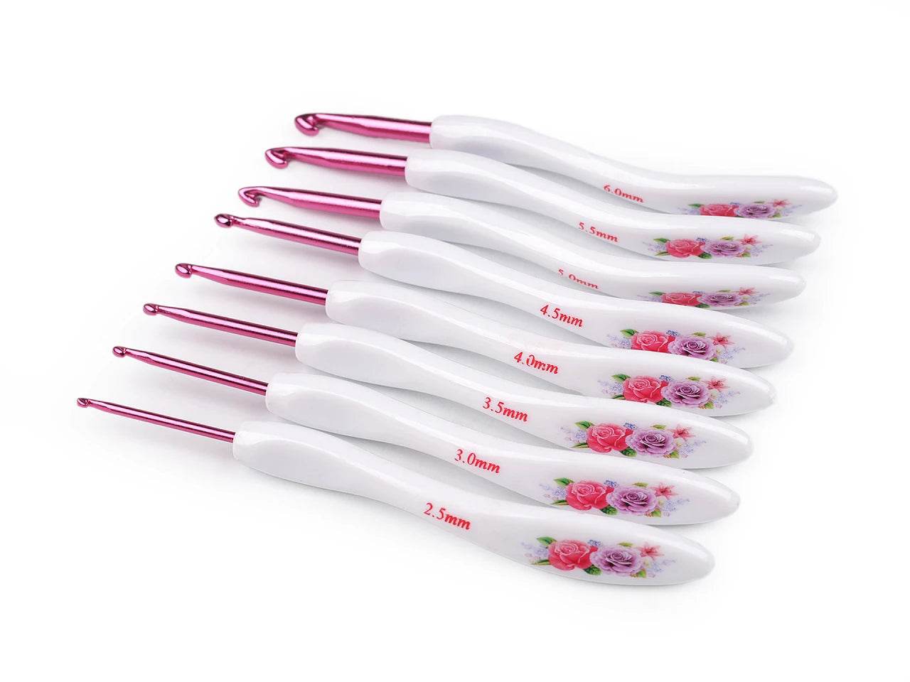 SET di uncinetti ergonomici - ROSE - - LacariaRicami.Store
