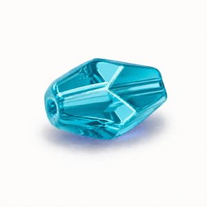 PERLE Cristallo Bicono 10x7mm - Colore: 214-B05 TURCHESE CIANO - by LacariaRicami.Store