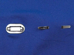 CHIUSURA a girello per BORSA – 20 x 32 mm - OVALE - Colore: - by LacariaRicami.Store