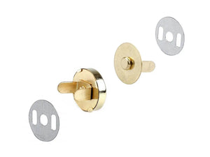 Bottone Magnetico Da Applicare 18 mm - Colore: ORO - by LacariaRicami.Store