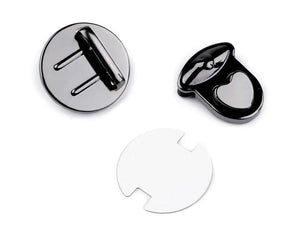 CHIUSURA A Pulsante a Cuore 30x32 mm - - LacariaRicami.Store