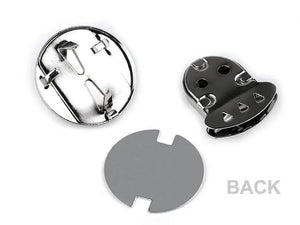 CHIUSURA A Pulsante a Cuore 30x32 mm - - LacariaRicami.Store