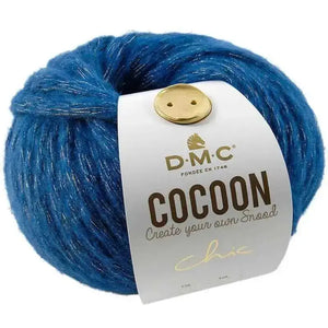 Lana Cocoon Chic - DMC - Colore: 07 - BLU - by LacariaRicami.Store