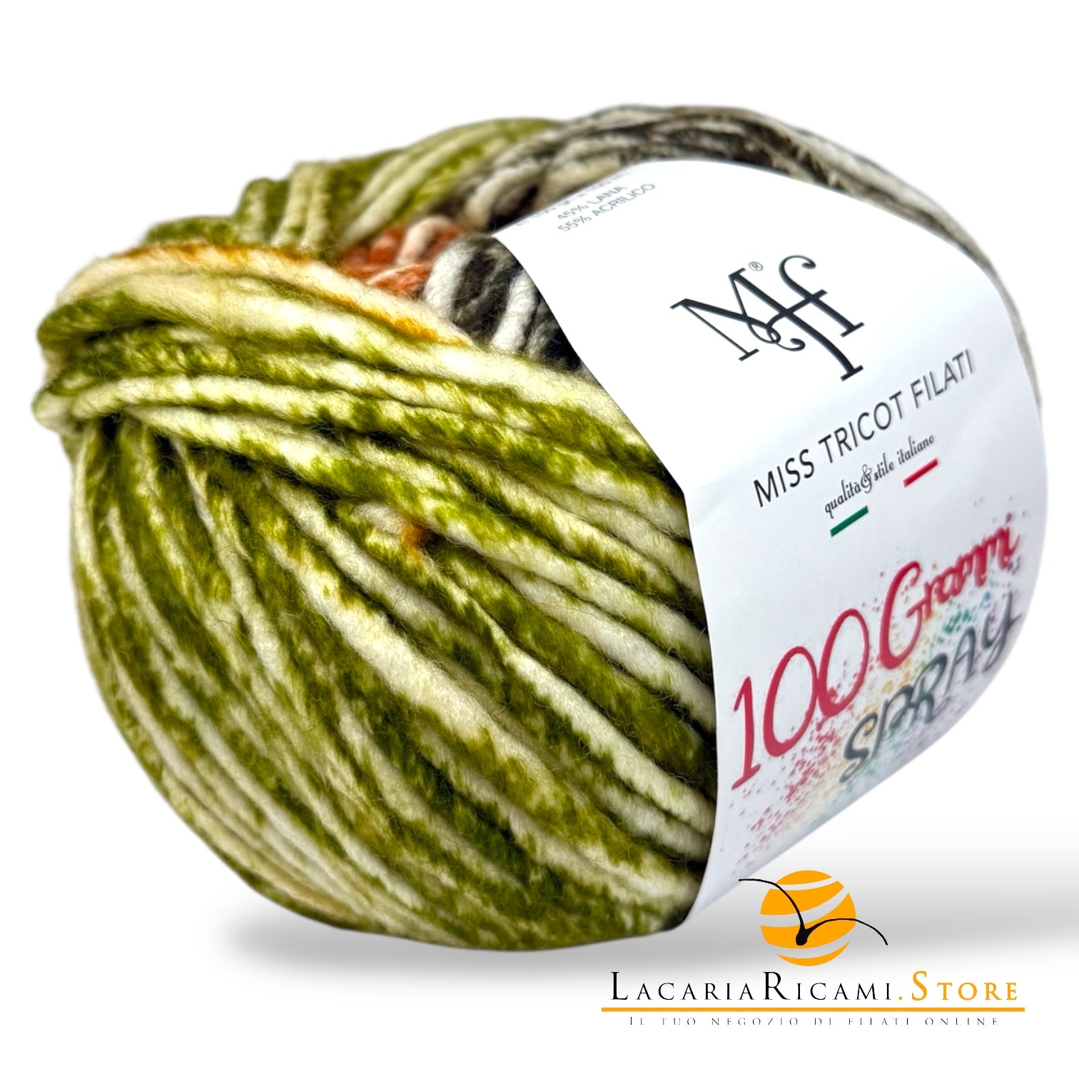 Lana 100 Grammi SPRAY – Miss Tricot Filati - 255 - LacariaRicami.Store