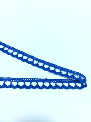 PUNTINA TOMBOLO 1096 - 9 mm - Colore: 1096 027 - BLU - by LacariaRicami.Store