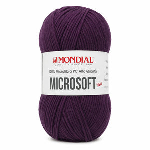 Lana MICRO SOFT NEW - MONDIAL - Colore: 164 - IRIS SCURO - by LacariaRicami.Store