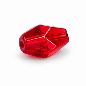 PERLE Cristallo Bicono 10x7mm - Colore: 214-B18 - ROSSO RUBINO - by LacariaRicami.Store