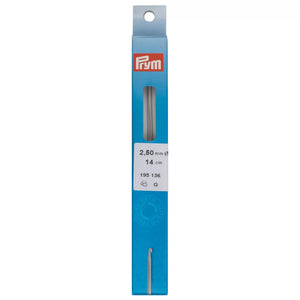 Uncinetto LANA 14 cm Alluminio - Prym - Colore: 195136 - 2.5 mmX14cm - by LacariaRicami.Store
