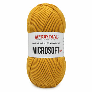 Lana MICRO SOFT NEW - MONDIAL - Colore: 195 - VELLUTATA DI ZUCCA - by LacariaRicami.Store