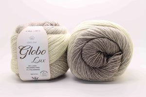 Lana GLOBO LUX – Miss Tricot Filati - Colore: 001 - TORTORA - by LacariaRicami.Store
