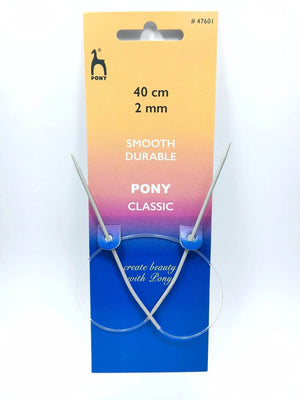 FERRI CIRCOLARI 40 CM - Pony - Colore: 2,0 mm - Lunghi 40 Cm - by LacariaRicami.Store