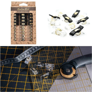 CLIPS per Tessuti Trasparenti e Neri - Hemline - - LacariaRicami.Store