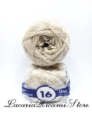 COTONE "AMBRA" 16 – Cucirini Tre Stelle - Colore: 027 - TORTORA (50 grammi) - by LacariaRicami.Store