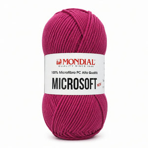 Lana MICRO SOFT NEW - MONDIAL - Colore: 271 - PETUNIA - by LacariaRicami.Store