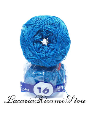 COTONE "AMBRA" 16 – Cucirini Tre Stelle - Colore: 274 - BLU COBALTO (50 grammi) - by LacariaRicami.Store