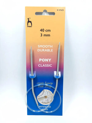 FERRI CIRCOLARI 40 CM - Pony - Colore: 3,0 mm - Lunghi 40 Cm - by LacariaRicami.Store