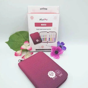 SET Uncinetto in Alluminio Ergonomici WAVES - KnitPro - - LacariaRicami.Store