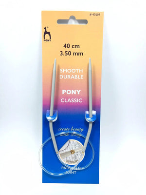 FERRI CIRCOLARI 40 CM - Pony - Colore: 3,5 mm - Lunghi 40 Cm - by LacariaRicami.Store