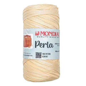Fettuccia PERLA - MONDIAL - Colore: 361 - CREMA - by LacariaRicami.Store