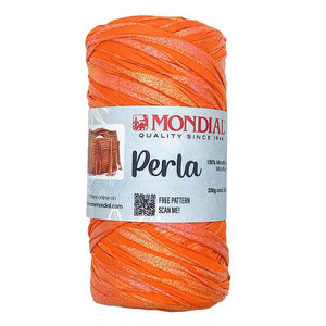 Fettuccia PERLA - MONDIAL - Colore: 365 - ARANCIO - by LacariaRicami.Store