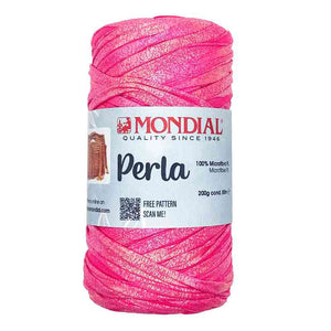 Fettuccia PERLA - MONDIAL - Colore: 367 - FUCSIA - by LacariaRicami.Store