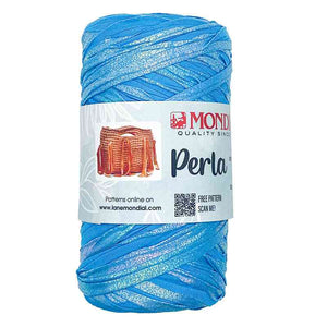 Fettuccia PERLA - MONDIAL 370 - AZZURRO - LacariaRicami.Store