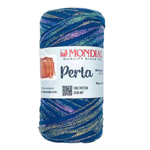 Fettuccia PERLA - MONDIAL 371 - BLU - LacariaRicami.Store