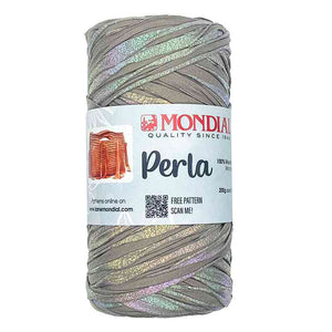 Fettuccia PERLA - MONDIAL - Colore: 374 - GRIGIO - by LacariaRicami.Store