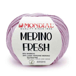 Lana MERINO FRESH - MONDIAL - Colore: 375 - LILLA - by LacariaRicami.Store