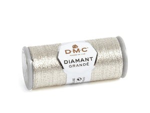 Metallizzato DIAMANT GRANDE' - DMC - Colore: G168-ARGENTO - by LacariaRicami.Store