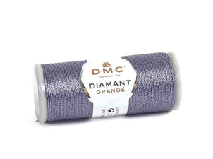 Metallizzato DIAMANT GRANDE' - DMC - Colore: G317-GRIGIO ANTRACITE - by LacariaRicami.Store