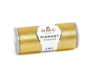 Metallizzato DIAMANT GRANDE' - DMC - Colore: G3821-ORO - by LacariaRicami.Store