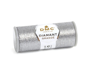 Metallizzato DIAMANT GRANDE' - DMC - Colore: G415-ARGENTO SCURO - by LacariaRicami.Store