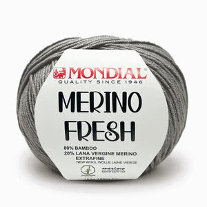 Lana MERINO FRESH - MONDIAL - Colore: 385 - ANTRACITE - by LacariaRicami.Store