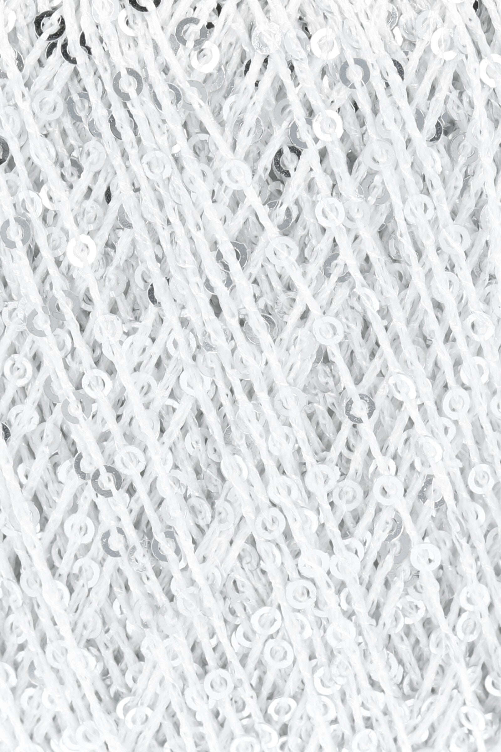 PAILLETTES - LANG YARNS - 0001 - BIANCO/PAILLETTES ARGENTO - LacariaRicami.Store