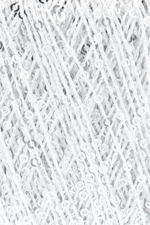 PAILLETTES - LANG YARNS - 0001 - BIANCO/PAILLETTES ARGENTO - LacariaRicami.Store