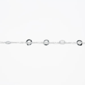 PAILLETTES - LANG YARNS - 0001 - BIANCO/PAILLETTES ARGENTO - LacariaRicami.Store