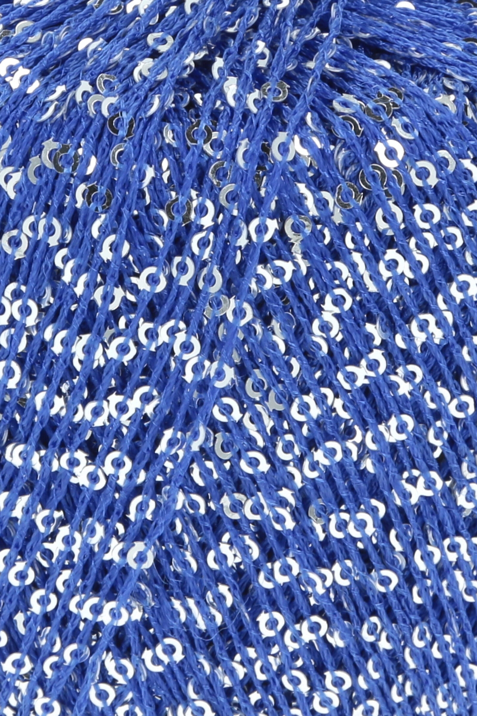 PAILLETTES - LANG YARNS - 0006 - BLU ROYAL/PAILLETTES ARGENTO - LacariaRicami.Store