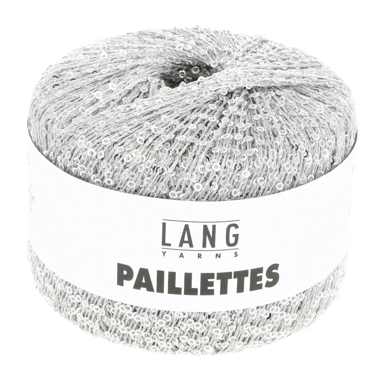 PAILLETTES - LANG YARNS - 0024 - GRIGIO CHIARO/PAILLETTES ARGENTO - LacariaRicami.Store