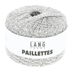 PAILLETTES - LANG YARNS - 0024 - GRIGIO CHIARO/PAILLETTES ARGENTO - LacariaRicami.Store