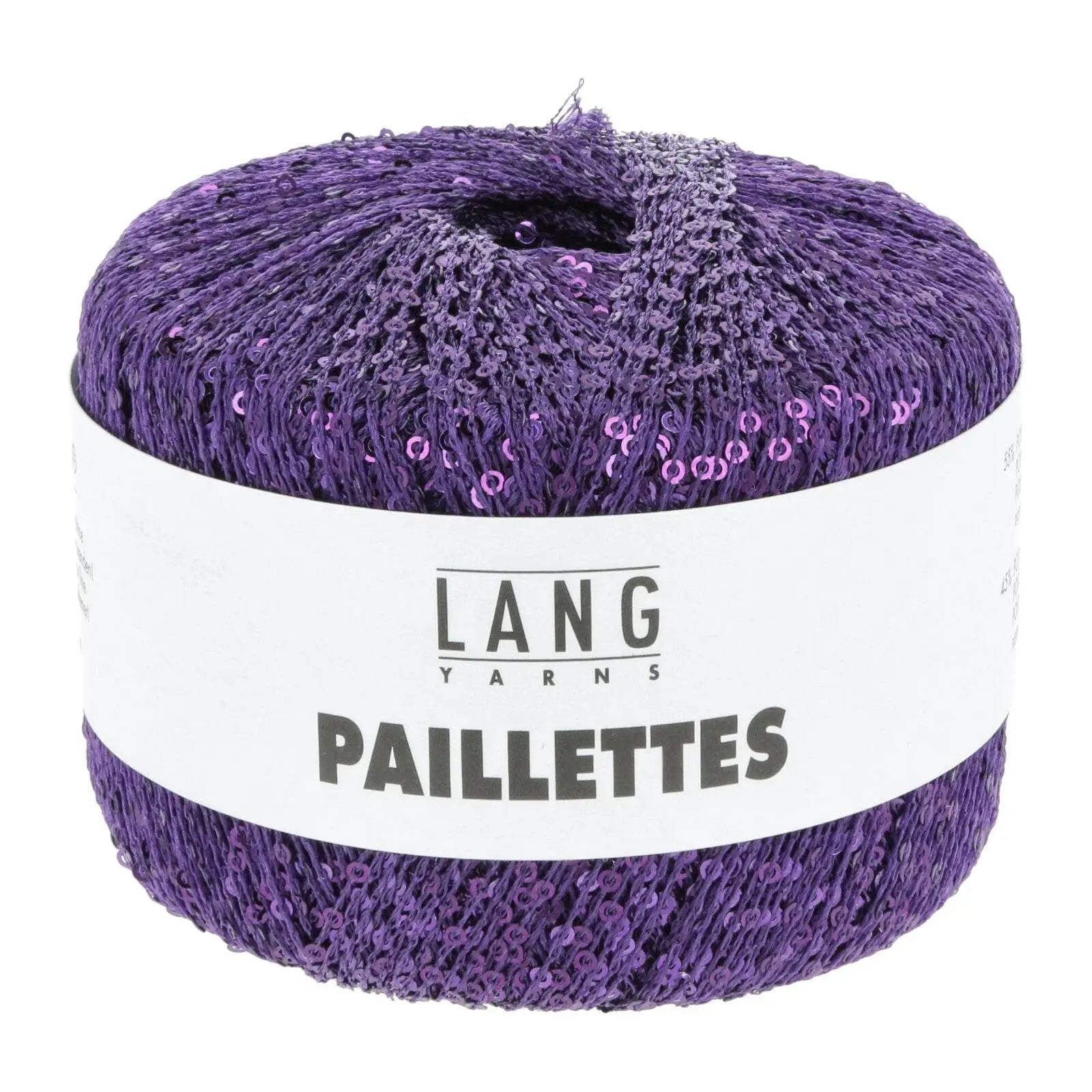 PAILLETTES - LANG YARNS - 0047 - VIOLA/PAILLETTES VIOLA - LacariaRicami.Store