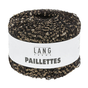 PAILLETTES - LANG YARNS - 0070 - NERO/PAILLETTES ORO - LacariaRicami.Store