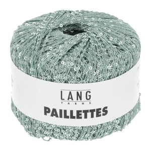PAILLETTES - LANG YARNS - 0072 - ACQUA/PAILLETTES ARGENTO - LacariaRicami.Store
