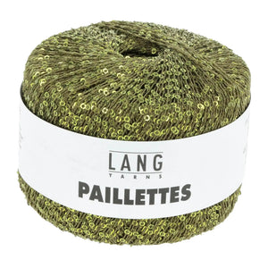 PAILLETTES - LANG YARNS - 0098 - VERDE SCURO/PAILLETTES VERDE - LacariaRicami.Store