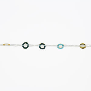 PAILLETTES - LANG YARNS - 0101 - BIANCO/PAILLETTES MULTICOLOR - LacariaRicami.Store