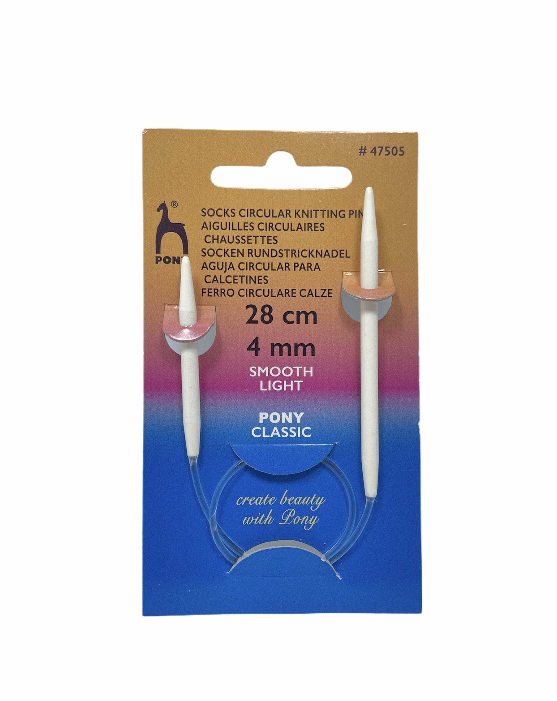 FERRI CIRCOLARI Calze 28 CM - Pony - - LacariaRicami.Store